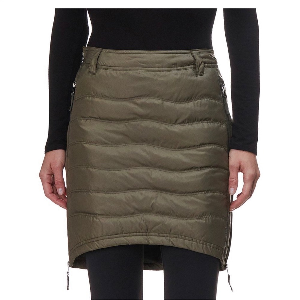 Skhoop down skirt sz M brown color